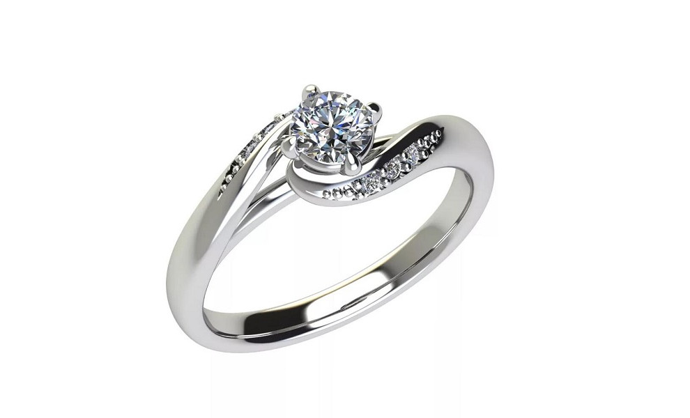 gyémánt eljegyzési gyűrű