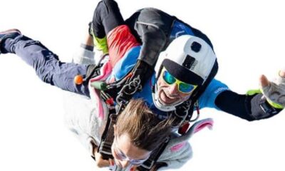 szélcsatornás lebegés